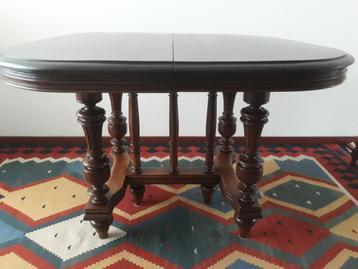 Antieke Massief Eiken Houten Eettafel beschikbaar voor biedingen