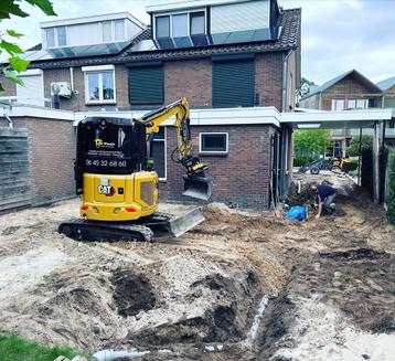 Tuin aanleg grondverzet bomen hekwerken schutting veranda’s 