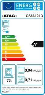 ATAG CS66121D Combistoomoven - 40% Korting, Witgoed en Apparatuur, Ovens, Hete lucht, ATAG, Nieuw, NVT