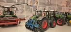Fendt 728 met toplampjes en lucht hoorns, Hobby en Vrije tijd, Modelauto's | 1:32, Ophalen of Verzenden, Zo goed als nieuw, Tractor of Landbouw