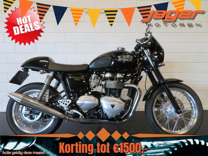Triumph THRUXTON 900 CAFERACER CLASSIC RACE (bj 2015), Motoren, Motoren | Triumph, Bedrijf, Naked bike