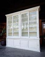 Hoge eikenhouten notariskast |  Witte buffetkast #2588