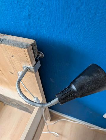 2x Ikea klemspot/bureaulampje zwart beschikbaar voor biedingen