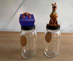 2 schattige glazen potten met vintage Scooby Doo, Ophalen of Verzenden, Nieuw