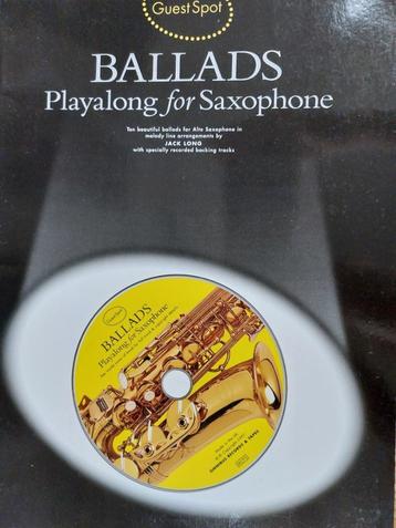 Altsaxofoon Ballads (Guets Spot) playalong met cd beschikbaar voor biedingen