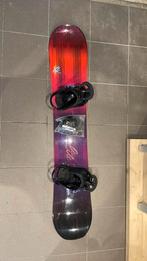 K2 bright lite snowboard 149 met burton bindingen, Ophalen, Zo goed als nieuw, Board