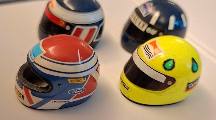 F1 Helmen Schaalmodel Onyx - Minichamps HW, Verzamelen, Automerken, Motoren en Formule 1, Gebruikt, Formule 1, Ophalen of Verzenden