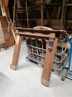Houten Haardombouw / Schouw -, Huis en Inrichting, Kachels, Ophalen, Gebruikt, Houtkachel, Vrijstaand