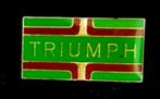 Triumph pin- groen-bruin, Verzamelen, Speldjes, Pins en Buttons, Verzenden, Nieuw, Transport, Speldje of Pin