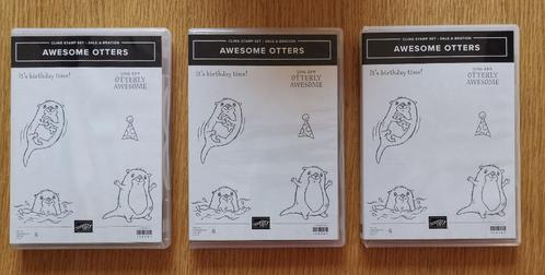 Stampin' Up! stempelset Awesome Otters, Hobby en Vrije tijd, Stempelen, Nieuw, Clearstamp, Ophalen of Verzenden