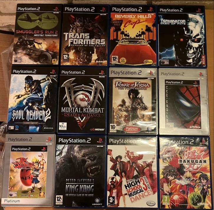 🎮 PlayStation 2 Games Collectie (12 stuks), Spelcomputers en Games, Games | Sony PlayStation 2, Gebruikt, Avontuur en Actie, 1 speler