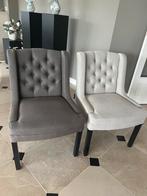 Zonna Zoni 8x eetkamer stoelen met capiton in 2 kleuren, Ophalen, 200 cm of meer, 50 tot 100 cm, Zo goed als nieuw