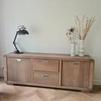 Eikenhouten meubelset: dressoir, tv-meubel en salontafel, Ophalen, Minder dan 50 cm, Gebruikt, Eikenhout