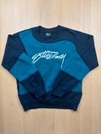 Stussy vintage sweatshirt lichtblauw en donkerblauw - S, Blauw, Stussy, Ophalen of Verzenden, Zo goed als nieuw
