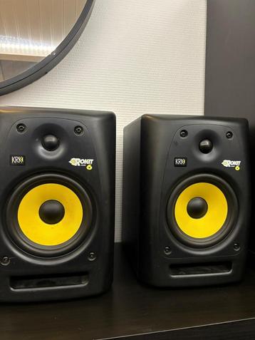 KRK Rokit 6 G2 – Studiomonitoren(2x)+ kabels – Werkt perfect beschikbaar voor biedingen