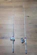 Premium Set van 2 Hengels Baitcaster & Spinmolen KVV, Watersport en Boten, Hengelsport | Roofvissen, Ophalen of Verzenden, Nieuw