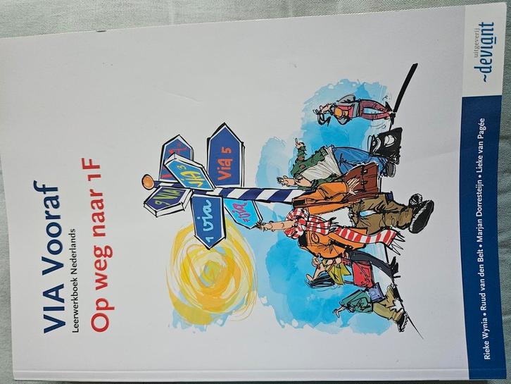 Via Vooraf op weg naar 1F - leerwerkboek Nederlands., Boeken, Studieboeken en Cursussen, Zo goed als nieuw, Overige niveaus, Ophalen of Verzenden