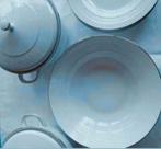 Wit servies Hutschenreuther CM relief rand zilveren bies, Ophalen of Verzenden