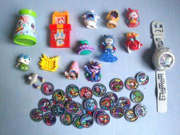 Set Yokai Watch horloge + veel poppetjes en veel munten beschikbaar voor biedingen