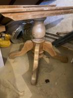 Grenen tafelpoot ronde tafel, Ophalen, Tafelpoot, Gebruikt, Rond