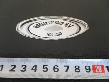 sticker PROCAR VERKOOP BV  Holland  beschikbaar voor biedingen