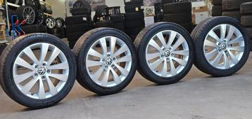 .Nette 17" Orig Volkswagen Golf Caddy Velgen+Banden 5x112  beschikbaar voor biedingen