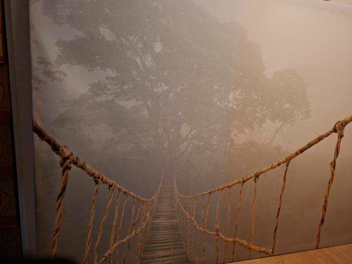 Groot Schilderij - 2m x 1.49m, Huis en Inrichting, Woonaccessoires | Schilderijen, Tekeningen en Foto's, Ophalen of Verzenden