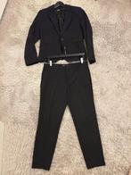 Zara Damespak - Zwart met Stippen, Blazer maat 40, broek 42, Zara, Zwart, Overige maten, Ophalen of Verzenden