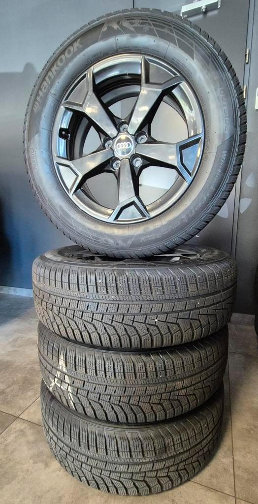 Originele Zwarte Audi Q3 Winterbanden Hankook 215/65/17, Auto-onderdelen, Banden en Velgen, Banden en Velgen, Winterbanden, 17 inch