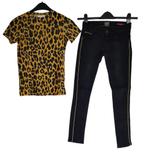 Super leuke D-ZINE top panterprint maat 152/158., D-Zine, Zo goed als nieuw, Shirt of Longsleeve, Verzenden