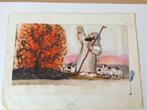 Orig illustr Jenny Dalenoord brandende braambos kinderbijbel, Ophalen of Verzenden