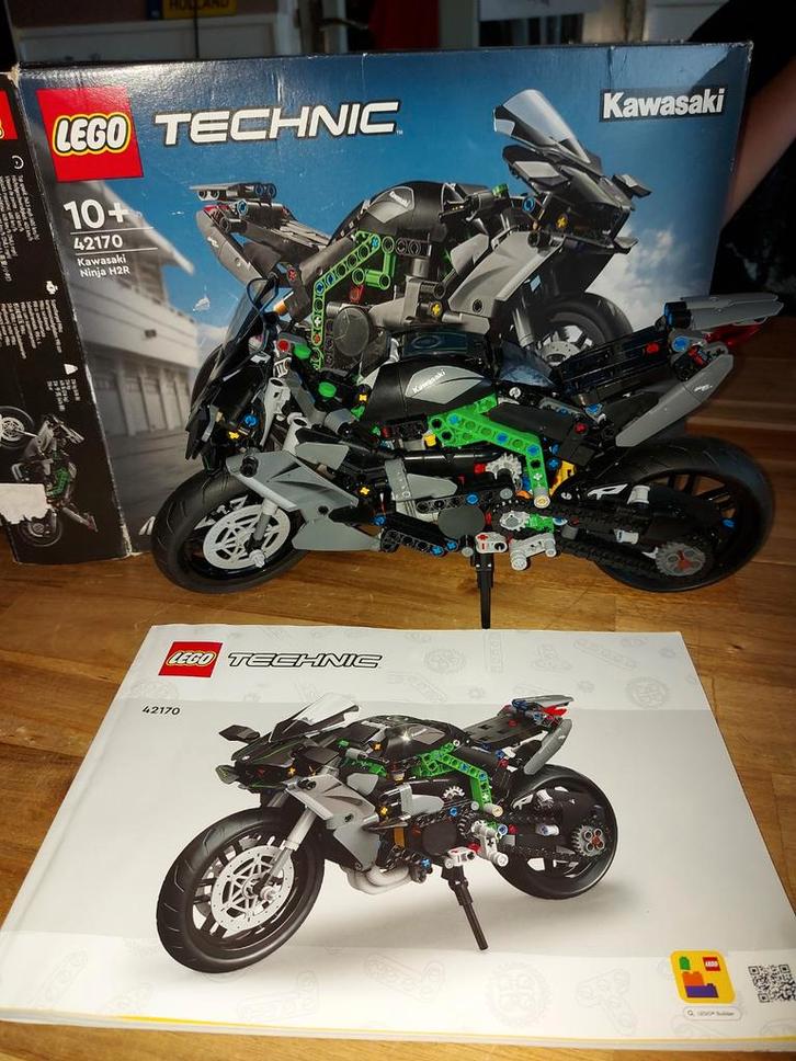 Lego Technic Kawasaki Ninja H2R (42170) - ZGAN!, Kinderen en Baby's, Speelgoed | Duplo en Lego, Zo goed als nieuw, Ophalen of Verzenden