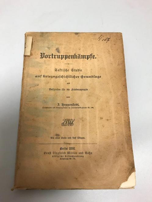 Vortruppenkampfe Berlin 1898, Boeken, Oorlog en Militair, Gelezen, Voor 1940, Ophalen of Verzenden