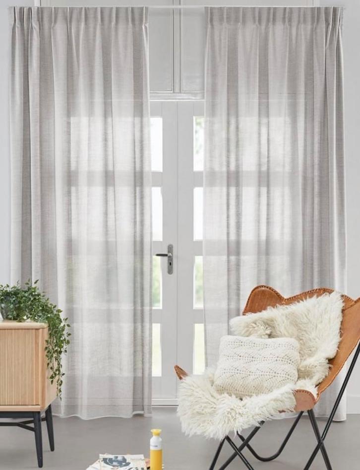 Gordijnen, Huis en Inrichting, Stoffering | Gordijnen en Lamellen, Nieuw, 200 cm of meer, 200 cm of meer, Overige kleuren, Ophalen of Verzenden