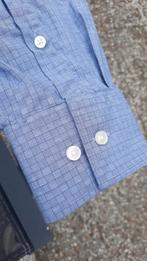 Boss overhemd maat 44 blauw, Ophalen of Verzenden, Zo goed als nieuw, Blauw, Halswijdte 43/44 (XL)