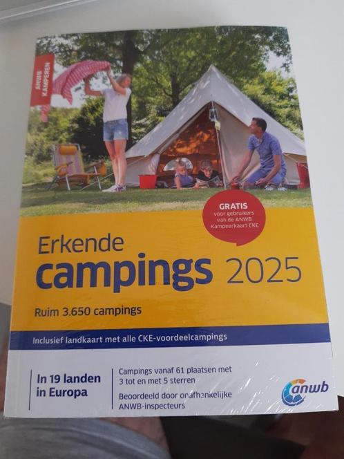 Nieuwe Campinggids ANWB 2025 inclusief CKE overzichtskaart, Boeken, Reisgidsen, Nieuw, Campinggids, Europa, ANWB, Ophalen of Verzenden