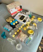 Horigen chicture kolf en met uitgebreide borstvoeding set, Ophalen of Verzenden, Zo goed als nieuw, Borstkolf