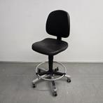 Labkoo werkplaatsstoel - zwarte PU zitting, Huis en Inrichting, Bureaustoelen, Niet ingevuld, Gebruikt, Niet ingevuld, Niet ingevuld