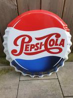 Mooi Pepsi Cola emaille bord, Reclamebord, Gebruikt, Ophalen of Verzenden