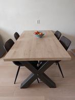 Eettafel, Huis en Inrichting, Tafels | Eettafels, Ophalen, 50 tot 100 cm, Zo goed als nieuw, Vijf personen of meer