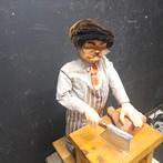Automaton slagertje Ham op Hakblok, Ophalen, Gebruikt