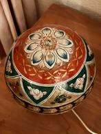Handbeschilderde Kamelenblaas Tafellamp, Ophalen of Verzenden, Gebruikt, Overige materialen, Minder dan 50 cm