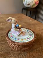 Villeroy en Boch muziekdoos met konijntje, Ophalen of Verzenden, Zo goed als nieuw