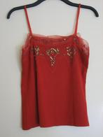 Feestelijk topje met glitters van STEPS, maat L snazzeys, Kleding | Dames, Tops, Verzenden, Maat 42/44 (L), Nieuw, Oranje