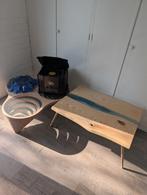 Epoxy salon tafel, Huis en Inrichting, Ophalen, Nieuw