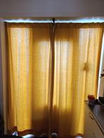 Gele Gordijnen - 135x220 cm, Huis en Inrichting, Stoffering | Gordijnen en Lamellen, Ophalen of Verzenden, Gebruikt, 100 tot 150 cm
