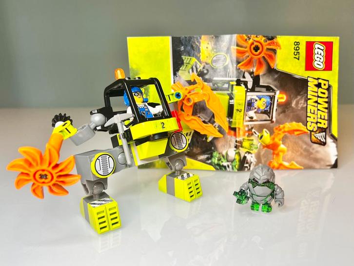 LEGO Power Miners Mine Mech 8957-1 (2009), Kinderen en Baby's, Speelgoed | Duplo en Lego, Zo goed als nieuw, Lego, Complete set