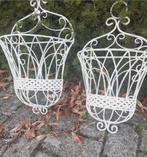 Set van twee Brocante Muur Plantenbakken Bloembakken Rekjes, Tuin en Terras, Bloembakken en Plantenbakken, Ophalen of Verzenden