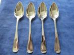 4 zilveren dinerlepels Petrus van Harderwijk 1860 197 gram, Ophalen of Verzenden, Zilver