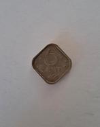 Vierkante 5 cent Nederlandse Antillen 1985, Ophalen of Verzenden, Koningin Beatrix, 5 cent, Losse munt